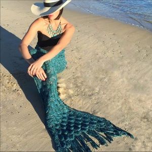 Sea fail Mermaid Blanket